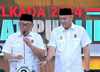 Debat Publik: Paslon Helldy-Alawi Sampaikan Visi Misi -Luar Biasa