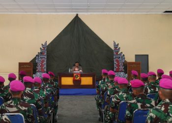 TINGKATKAN MOTIVASI, WADAN KORMAR BERIKAN PEMBEKALAN KEPADA PRAJURIT MUDA