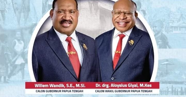 Paslon no 4 Cagub Cawagub Papua Tengah Optimis Menang Satu Putaran