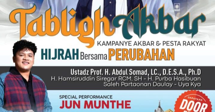 HARAPAN Gelar Kampanye Akbar, Simak Orasi Politik Agenda Perubahan di Paluta