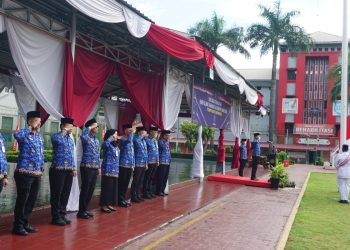 Khidmat, Lapas Narkotika Jakarta Gelar Upacara Peringatan HUT KORPRI ke-53 Tahun