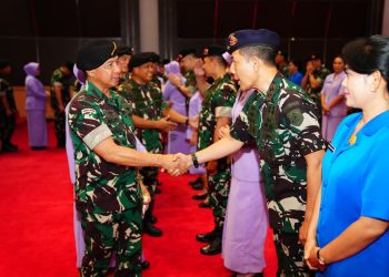 Panglima TNI Terima Laporan Korps Kenaikan Pangkat 16 Perwira Tinggi TNI