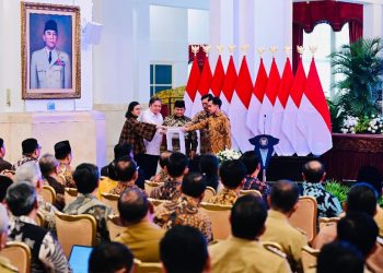 Panglima TNI Hadiri Acara Penyerahan Secara Digital Daftar Isian Pelaksanaan Anggaran