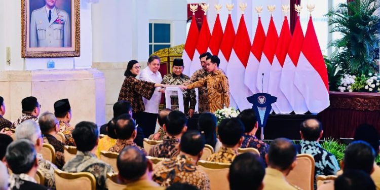 Panglima TNI Hadiri Acara Penyerahan Secara Digital Daftar Isian Pelaksanaan Anggaran
