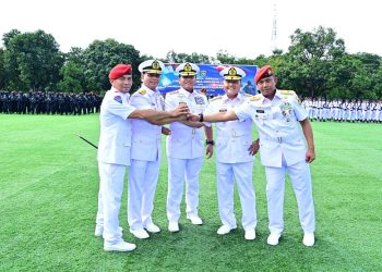 Wadan Kormar Hadiri Sertijab  Gubernur AAL Dan Danpuskopaska