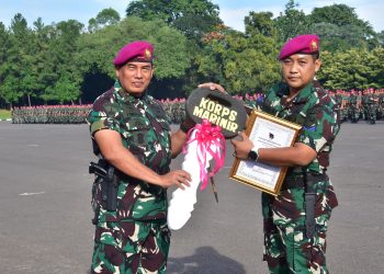 KOMANDAN KORPS MARINIR APEL KHUSUS KEPADA PRAJURIT DAN PNS MARINIR WILAYAH JAKARTA