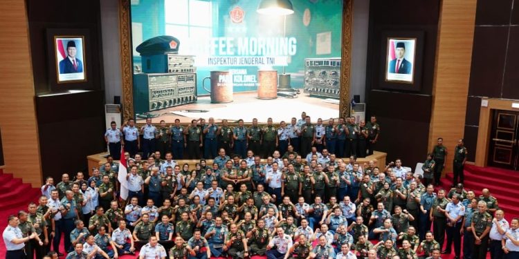 Irjen TNI Gelar Coffee Morning Bersama Para Kolonel Jajaran Mabes TNI