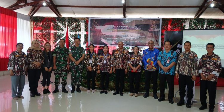 Kasdim Mimika Hadiri Kegiatan Musyawarah Cabang 1 PC 2422 GM FKPPI Kabupaten Mimika