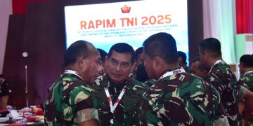 DANKORMAR BESERTA JAJARAN IKUTI RAPIM TNI 2025.