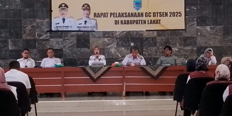 Pemkab Lahat Gelar Rapat Ground Checking DT-SEN 2025
