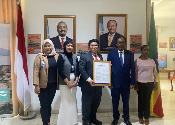 High-Level Meeting Between the Indonesian Dispute Board (DSI) President Prof. Sabela Gayo and H.E. Ambassador of Ethiopia in Jakarta