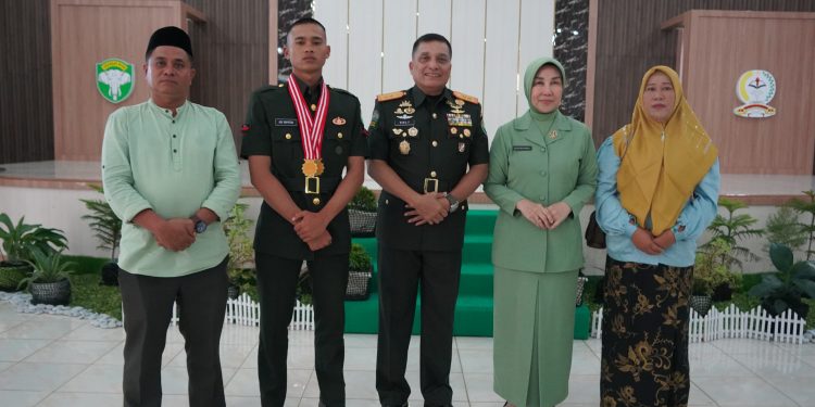 Pangdam IM Lantik 670 Prajurit Baru TNI AD, 78 Orang Anak Yatim