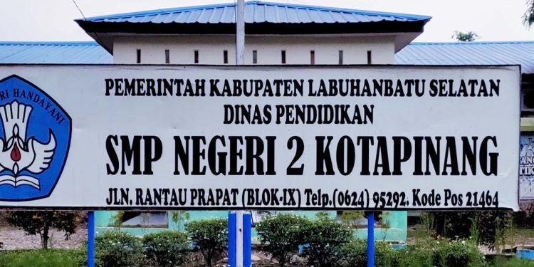 Diduga Bermain Anggaran, SMP Negeri 2 Kota Pinang Terindikasi Korupsi Dana BOS untuk Pembangunan Perpustakaan