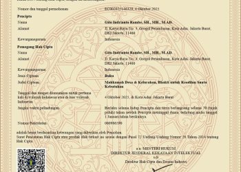 Langkah Monumental Dunia Hukum Indonesia: Gito Indrianto Rambe Resmi Kantongi Hak Cipta atas Karya Ilmiah “Mahkamah Desa & Kelurahan, Bhakti untuk Keadilan Suatu Kebutuhan”