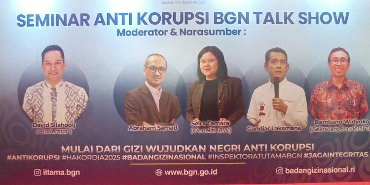 Hakordia 2025: Satukan Aksi, Basmi Korupsi Seminar Anti Korupsi “BGN Talk Show”: Mulai dari Gizi, Wujudkan Negeri Anti Korupsi