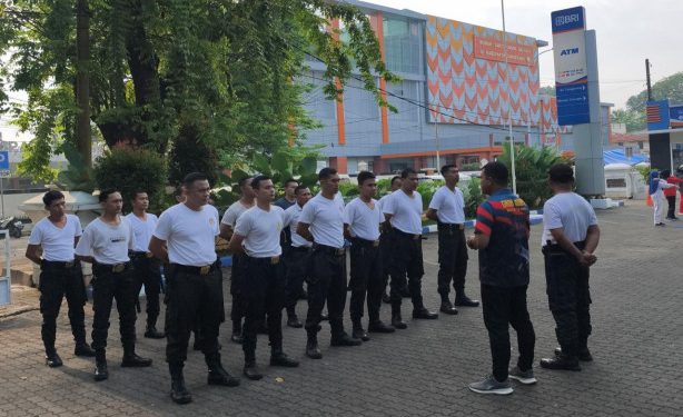 Satuan Pengaman BRI KC Tangerang Ahmad Yani Gelar Pelatihan Rutin untuk Tingkatkan Ketangguhan dan Pelayanan