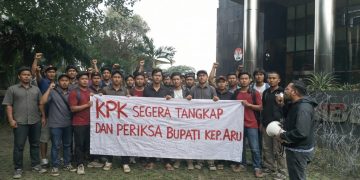 DPD GMPRI DKI Jakarta Demo KPK RI, Desak Bongkar Dugaan Skandal Proyek Jalan Lingkar Pulau Wokam