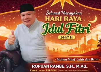 ‎Ropuan Rambe Serukan Kebersamaan dan Nilai Keadilan Pada Idul Fitri 1447 H  ‎