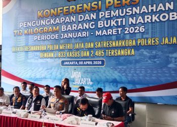 Polda Metro Jaya Bongkar  1.833 Kasus Narkoba dalam 3 Bulan, 2.485 Tersangka Diamankan