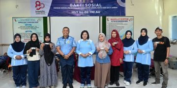 Wujud Kepedulian Kepada Rakyat Banua, Lanud Sjamsudin Noor Gelar Layanan Kesehatan Gratis dan Bazar Murah