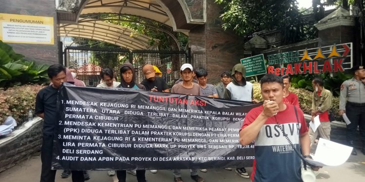 ‎Jilid II Tanyakan Progres Kementerian PU dan Desak Kejagung RI Copot Kepala BWS Sumut