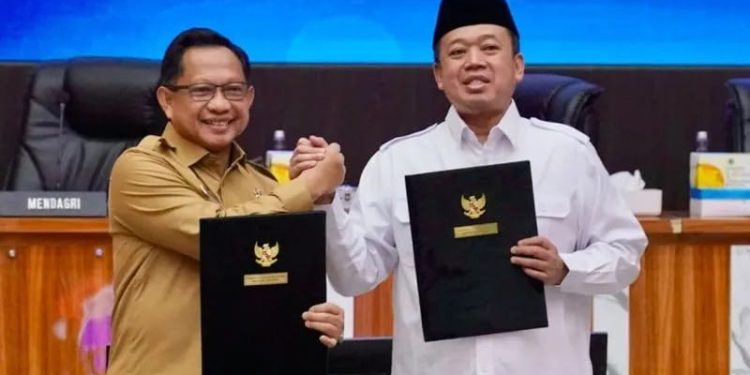 Sinkronisasi Data, Menteri Nusron dan Tito Sepakati Pengintegrasian NIB dan NOP