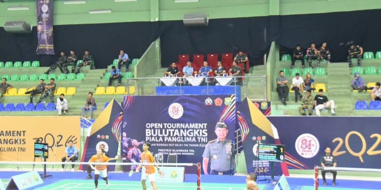 Piala Panglima TNI 2026: Dankoharmatau Beri Motivasi Atlet TNI di Bandung