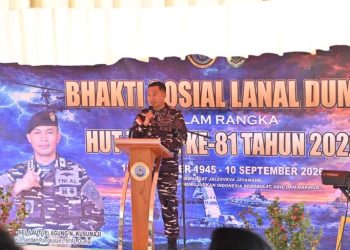 Pengabdian di Ujung Negeri, Lanal Dumai Hadir Menyapa Masyarakat Pulau Bengkalis