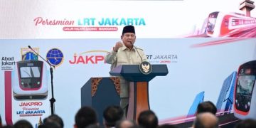 Presiden Prabowo Subianto meresmikan LRT Jakarta , Proyek Waskita KSO
