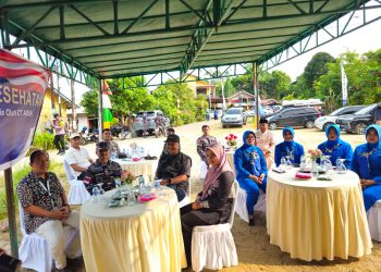 TNI AL dan CT ARSA Gelar Bakti Sosial Teluk Sasah