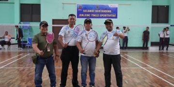 Turnamen Badminton Danlanal Cup Semarakkan HUT Ke-81 TNI AL