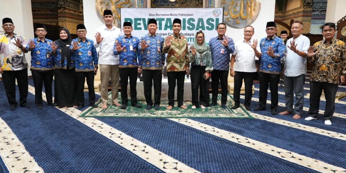 Revitalisasi Masjid Cut Meutia Dimulai