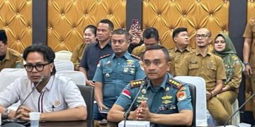 Rapat FKPD Perkuat Sinergi Lintas Sektor, Lanal Bintan Dukung Kesiapan Pilkades di Kabupaten Bintan