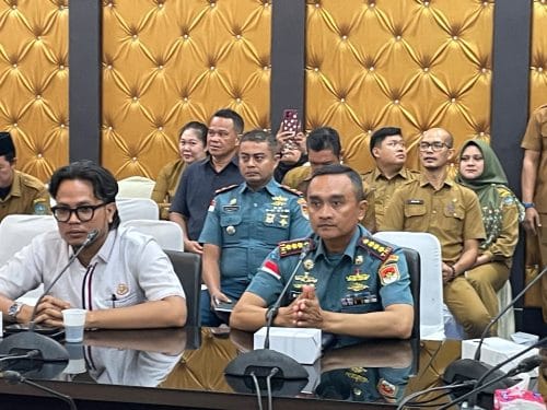 Rapat FKPD Perkuat Sinergi Lintas Sektor, Lanal Bintan Dukung Kesiapan Pilkades di Kabupaten Bintan