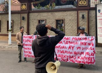 Jatmiko Geruduk Mabes Polri Desak Copot Kapolres & Kasat Narkoba Binjai Karena Gagal Dalam Brantas Narkoba
