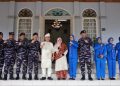 Hadirkan Pengabdian Kunjungi Negeri Istana Kabupaten Siak Sri Indrapura, Danlanal Dumai Perkuat Sinergi Hadirkan Pengabdian