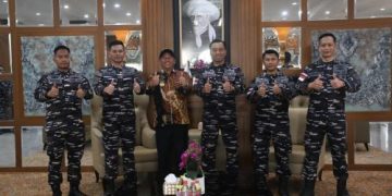 Perkuat Keamanan Sungai Barito, Dankodaeral XIII Resmikan Posal Marabahan