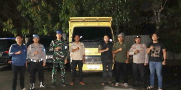 Denpom Lanal Banjarmasin Bersinergi Dengan Polsek KPL Banjarmasin Gagalkan Dugaan Tindak Pidana Penggelapan Kendaraan Antar Lintas Pulau