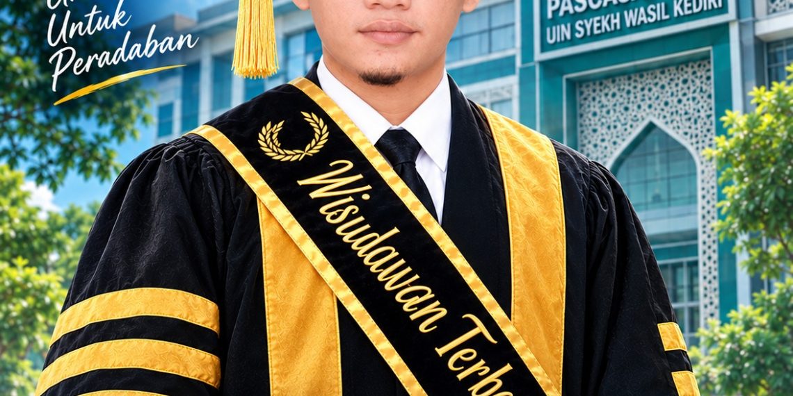 Raih IPK 4,00, Rizki Syahrul Ramadhan Jadi Wisudawan Terbaik Doktor Studi Islam UIN Syekh Wasil Kediri 2026